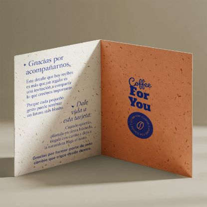 Picture of Tarjeta Doble Germina 140Gr 1 Cara